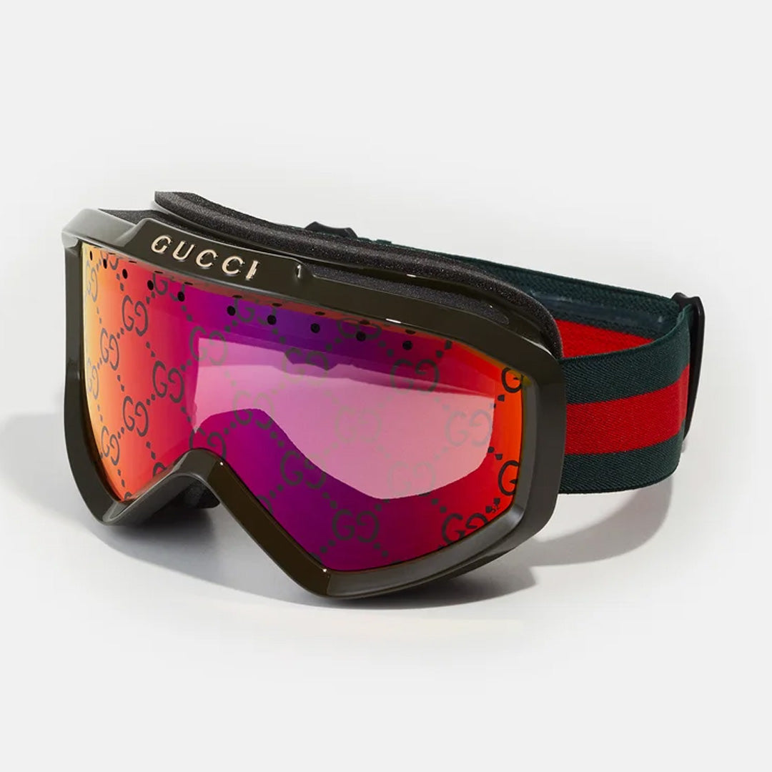 Gucci Ski Goggle - Green/Multicolor/Red