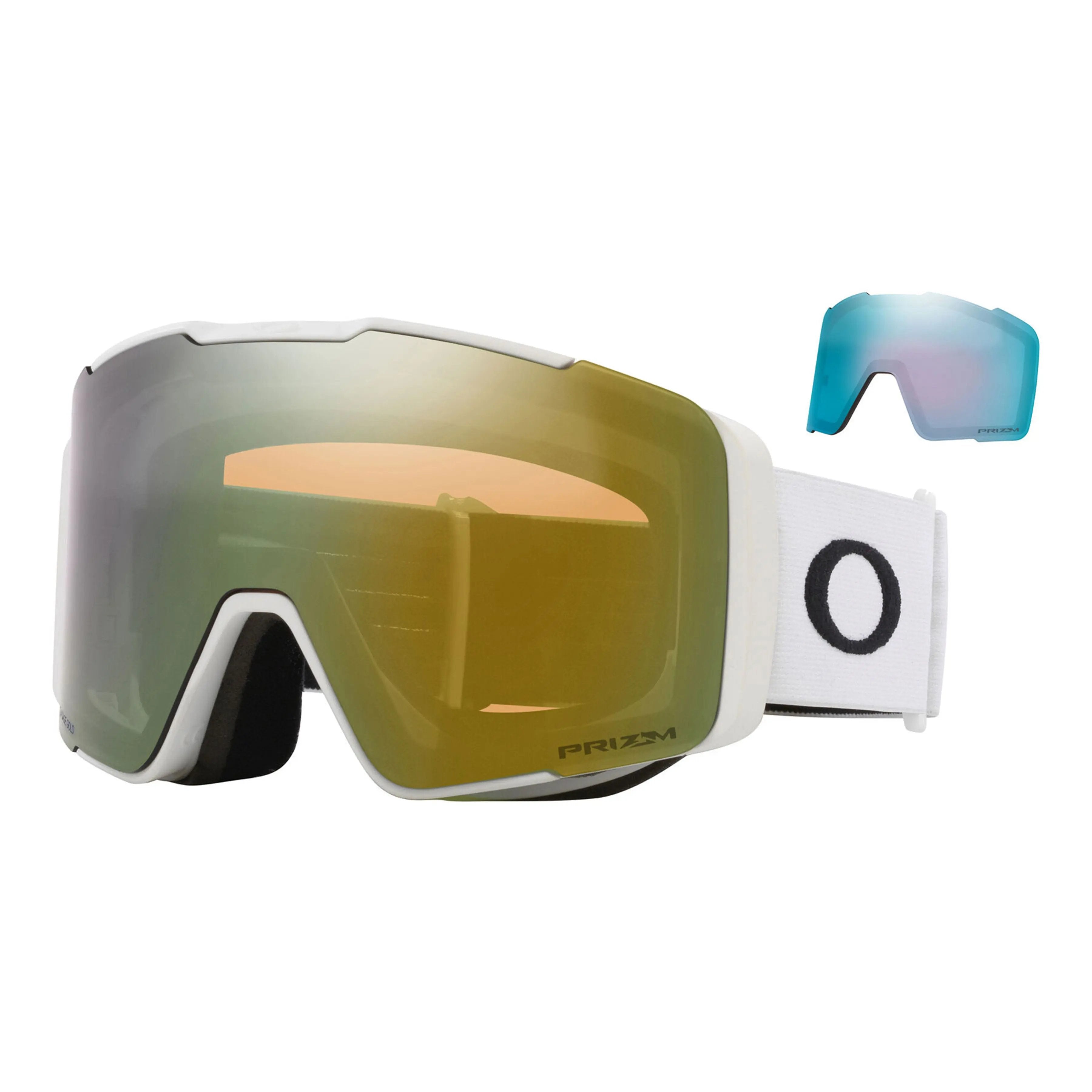 Oakley Line Miner Pro L Matte White, Sage gold iridium